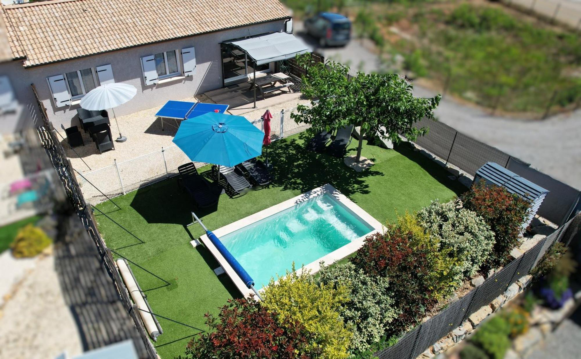 En Ardeche, Gite L'Odyssee Climatise Avec Sa Piscine Privee Et Chauffee Joyeuse Bagian luar foto